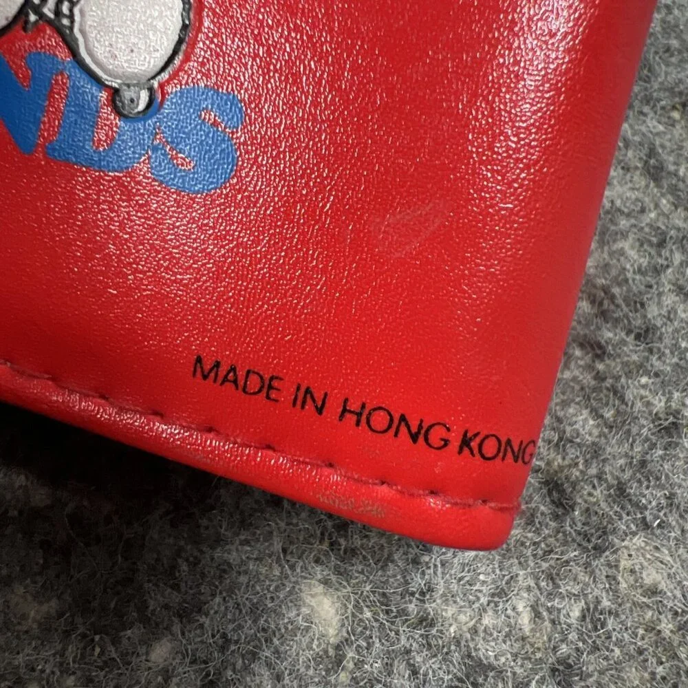 Snoopy + Woodstock Vintage Red Bifold Photo Friends Wallet - READ - Picture 5 of 9